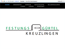 Tablet Screenshot of festungsguertel.ch